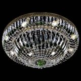 Люстра Венеция Купол пластинка под бронзу Зеленая в Новокузнецке