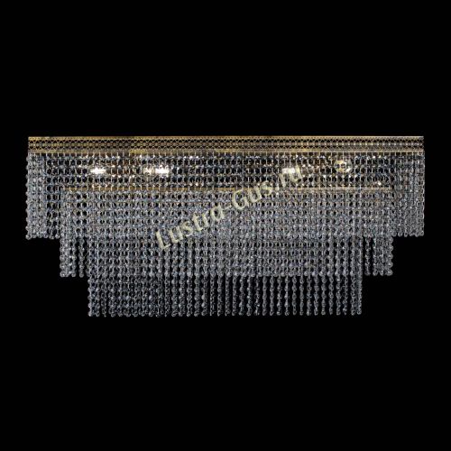 Люстра Прямоугольник Венеция №8 под бронзу в Новокузнецке Гусь Хрустальный