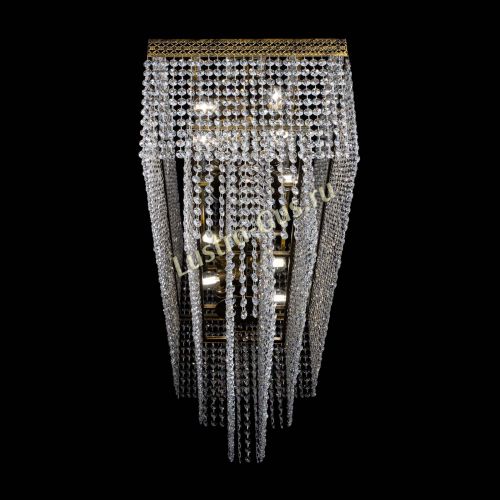 Люстра Прямоугольник Венеция №8 под бронзу в Новокузнецке Гусь Хрустальный