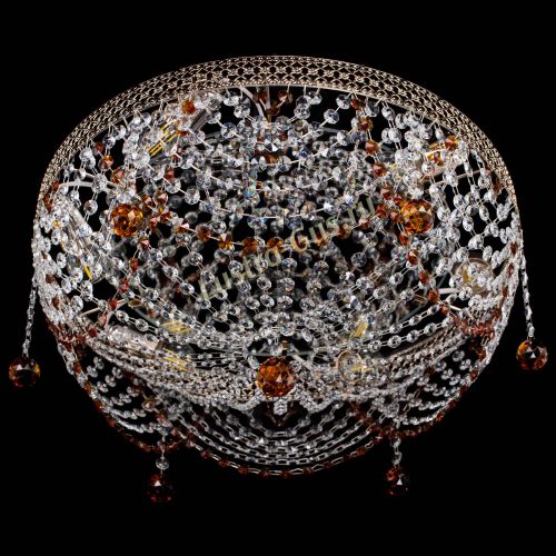 Люстра Венеция Жасмин чайная в Новокузнецке Гусь Хрустальный