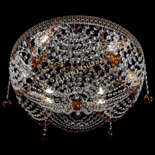 Люстра Венеция Жасмин чайная в Новокузнецке Гусь Хрустальный