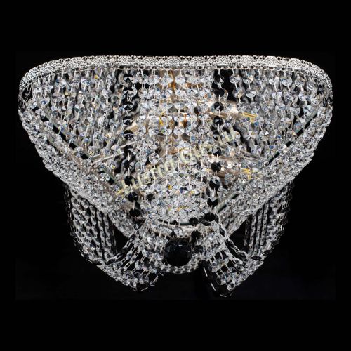 Люстра Верона Токката №5 черная в Новокузнецке Гусь Хрустальный