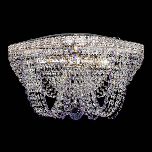 Люстра Верона Токката №5 фиолетовая в Новокузнецке Гусь Хрустальный