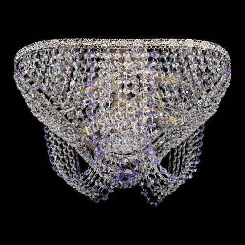 Люстра Верона Токката №5 фиолетовая в Новокузнецке Гусь Хрустальный