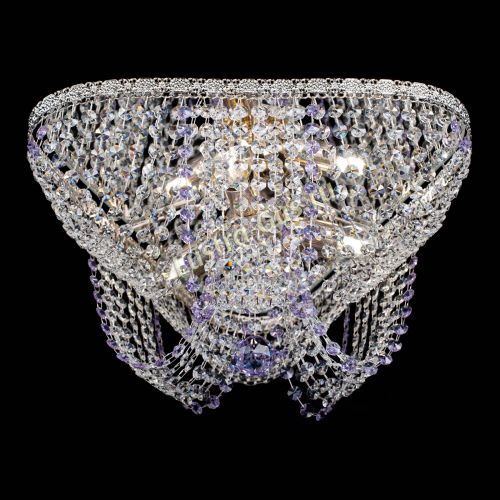 Люстра Верона Токката №5 фиолетовая в Новокузнецке Гусь Хрустальный