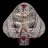 Люстра Верона Токката №5 красная в Новокузнецке Люстра Верона Токката №5 красная в Новокузнецке