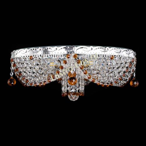 Люстра Виктория чайная в Новокузнецке Гусь Хрустальный