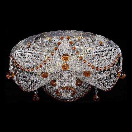 Люстра Виктория чайная в Новокузнецке Гусь Хрустальный