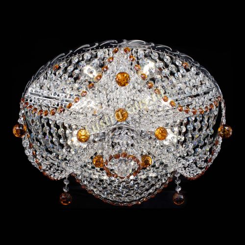 Люстра Виктория чайная в Новокузнецке Гусь Хрустальный