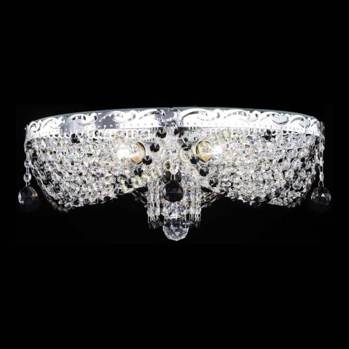 Люстра Виктория черная в Новокузнецке Гусь Хрустальный