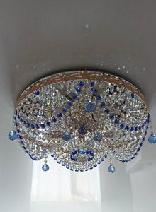 Люстра Виктория Синяя в Новокузнецке отзыв и фото покупателя