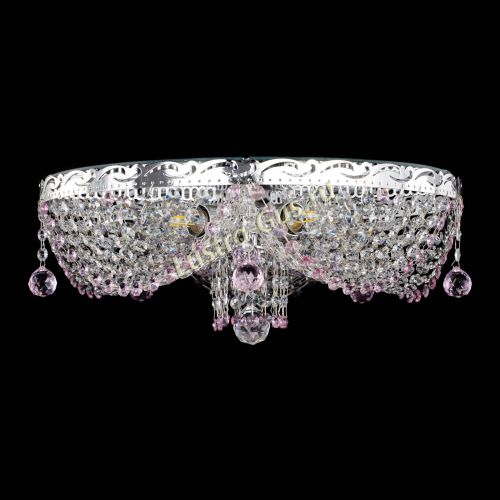 Люстра Виктория розовая в Новокузнецке Люстра Виктория розовая в Новокузнецке