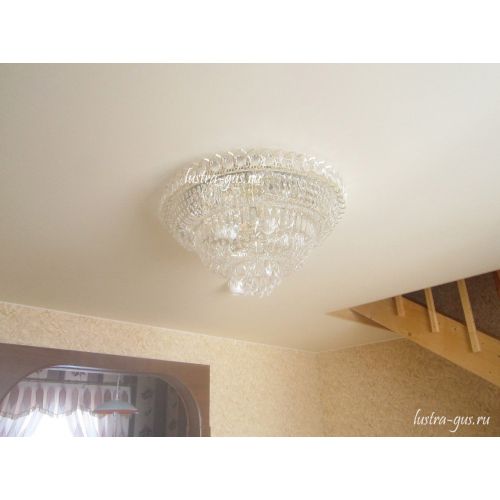 Люстра Водопад в Новокузнецке Гусь Хрустальный