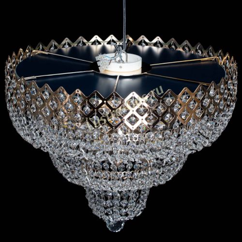 Люстра Водопад Корона №2 в Новокузнецке Гусь Хрустальный