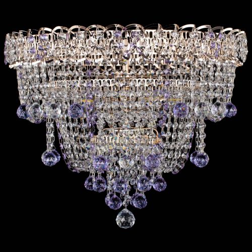 Люстра Водопад Софья фиолетовая в Новокузнецке Люстра Водопад Софья фиолетовая в Новокузнецке