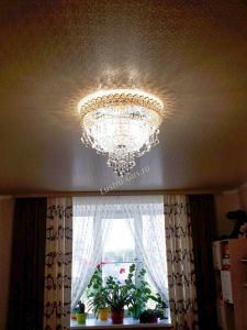 Люстра Водопад Софья в Новокузнецке отзыв и фото покупателя