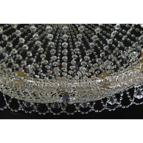 Люстра Водоворот 800 мм Ажур в Новокузнецке Гусь Хрустальный