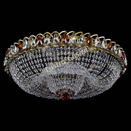 Люстра Водоворот Купол под бронзу Чайный в Новокузнецке Гусь Хрустальный