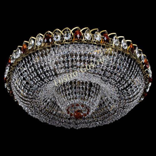 Люстра Водоворот Купол под бронзу Чайный в Новокузнецке Гусь Хрустальный