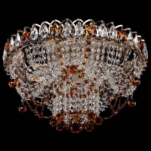 Люстра Водоворот Ольга шар чайная в Новокузнецке Гусь Хрустальный