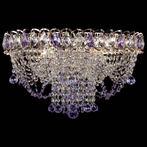 Люстра Водоворот Ольга шар фиолетовая в Новокузнецке Гусь Хрустальный