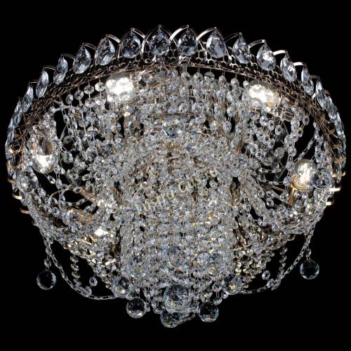 Люстра Водоворот Ольга шар в Новокузнецке Гусь Хрустальный