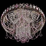 Люстра Водоворот Ольга шар розовая в Новокузнецке Люстра Водоворот Ольга шар розовая в Новокузнецке