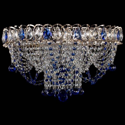 Люстра Водоворот Ольга шар синяя в Новокузнецке Люстра Водоворот Ольга шар синяя в Новокузнецке