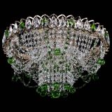 Люстра Водоворот Ольга шар зеленая в Новокузнецке