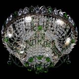 Люстра Водоворот Ольга шар зеленая в Новокузнецке