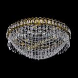 Люстра Водоворот Сетка 8 ламп под бронзу в Новокузнецке