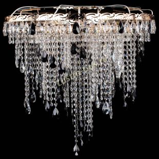 Люстра потолочная Вьюга черная