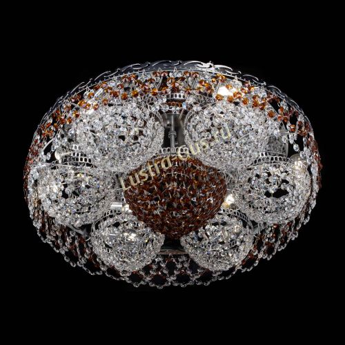 Люстра Вьюга №3 чайная в Новокузнецке Гусь Хрустальный