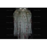 Люстра Вьюга длинная красная в Новокузнецке Люстра Вьюга длинная красная в Новокузнецке