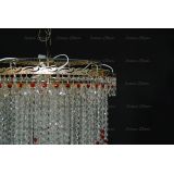 Люстра Вьюга длинная красная в Новокузнецке Люстра Вьюга длинная красная в Новокузнецке