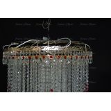 Люстра Вьюга длинная красная в Новокузнецке Люстра Вьюга длинная красная в Новокузнецке