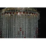 Люстра Вьюга длинная красная в Новокузнецке Люстра Вьюга длинная красная в Новокузнецке