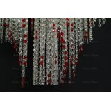 Люстра Вьюга длинная красная в Новокузнецке Люстра Вьюга длинная красная в Новокузнецке