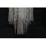 Люстра Вьюга длинная красная в Новокузнецке Люстра Вьюга длинная красная в Новокузнецке