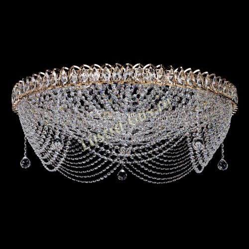 Люстра Жасмин №1 800 мм в Новокузнецке Гусь Хрустальный