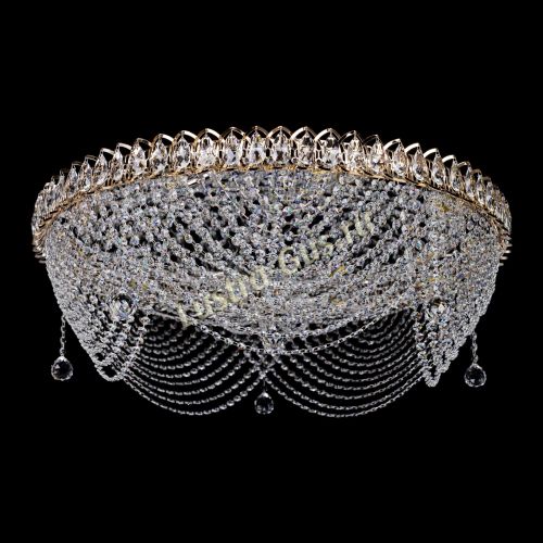 Люстра Жасмин №1 800 мм в Новокузнецке Гусь Хрустальный