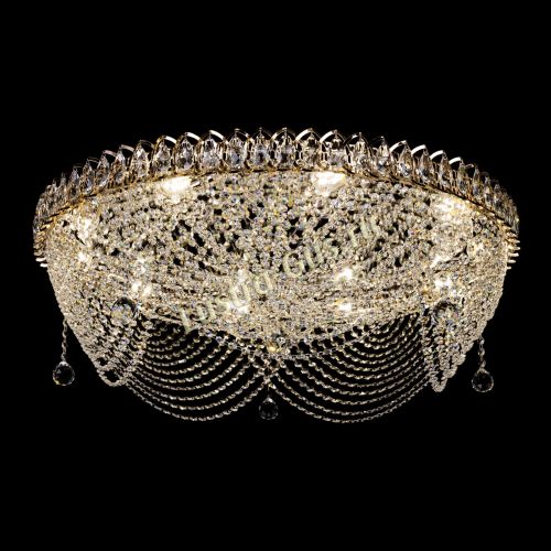 Люстра Жасмин №1 800 мм в Новокузнецке Гусь Хрустальный