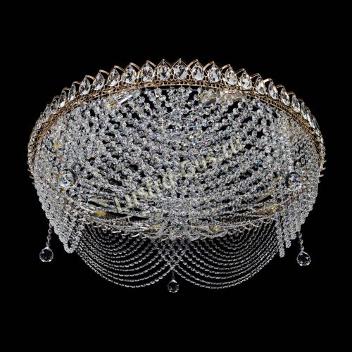 Люстра Жасмин №1 800 мм в Новокузнецке Гусь Хрустальный