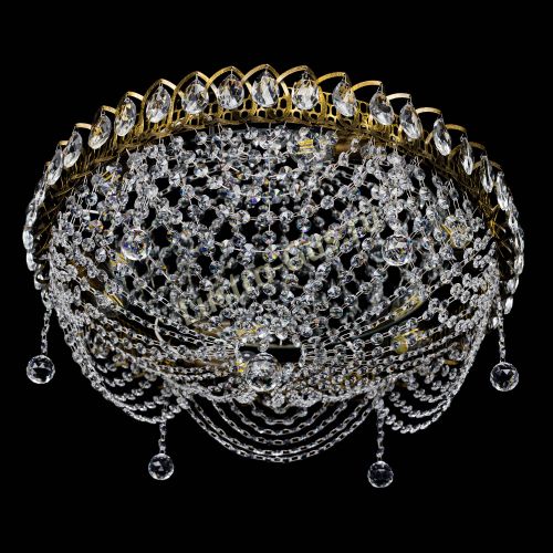 Люстра Жасмин №1 под бронзу в Новокузнецке Гусь Хрустальный