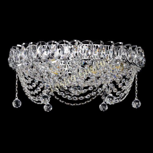 Люстра Жасмин №1 - 400 мм в Новокузнецке Гусь Хрустальный