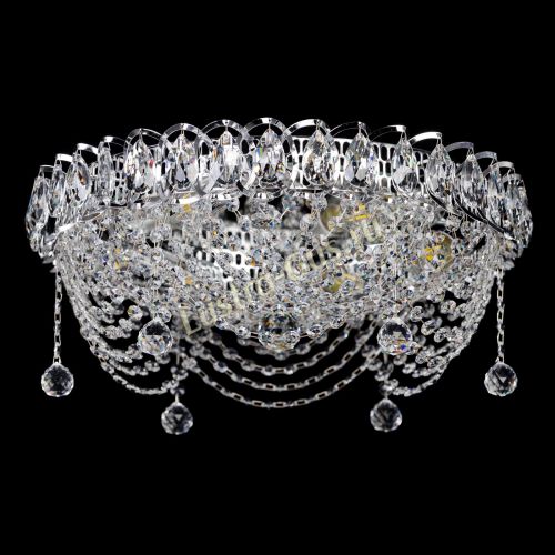 Люстра Жасмин №1 - 400 мм в Новокузнецке Гусь Хрустальный