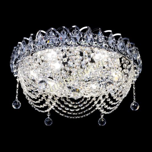 Люстра Жасмин №1 - 400 мм в Новокузнецке Гусь Хрустальный