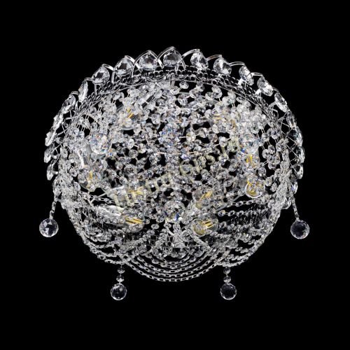 Люстра Жасмин №1 - 400 мм в Новокузнецке Гусь Хрустальный