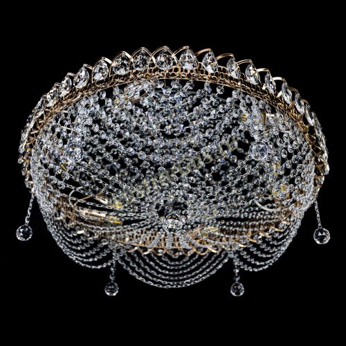 Люстра Жасмин №1 - 6 ламп в Новокузнецке Гусь Хрустальный