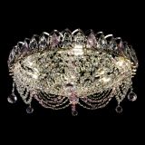 Люстра Жасмин №1 розовая, диаметр - 500 мм, Люстры Гусь Хрустальный Люстра Жасмин №1 розовая, диаметр - 500 мм, Люстры Гусь Хрустальный